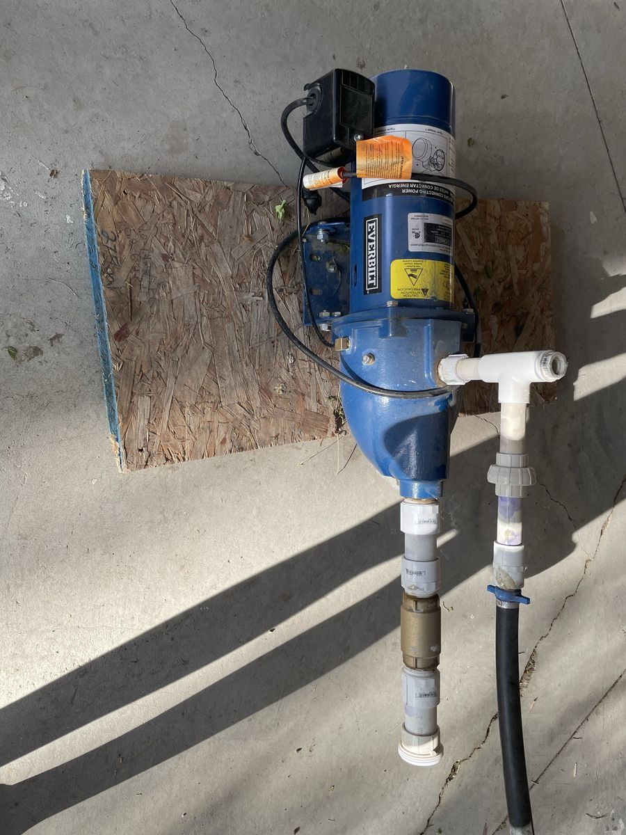 Shallow well jet pump