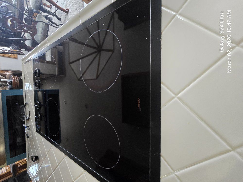 Built in countertop range