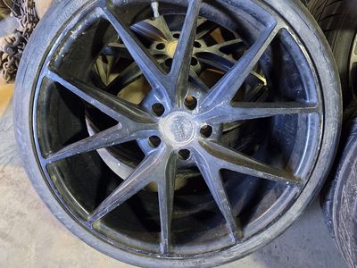 (2) 5 lug wheels with bad tires 50 for both