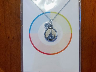 New LDS Emblem of Belonging Young Women Medallion Necklace with Gem in 925 Silver