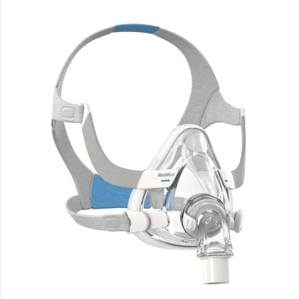 Resmed 63446 AIRFIT F20 FULL FACE System Mask MEDIUM Magnetic Headgear Swivel Elbow CPAP 