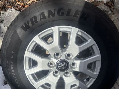 Goodyear Wrangler Tires, 245/70 R17, Perfect condition, 50 miles total on them, Territory HT, Great tires