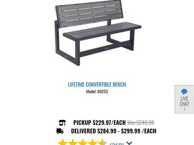 Two Lifetime Benches