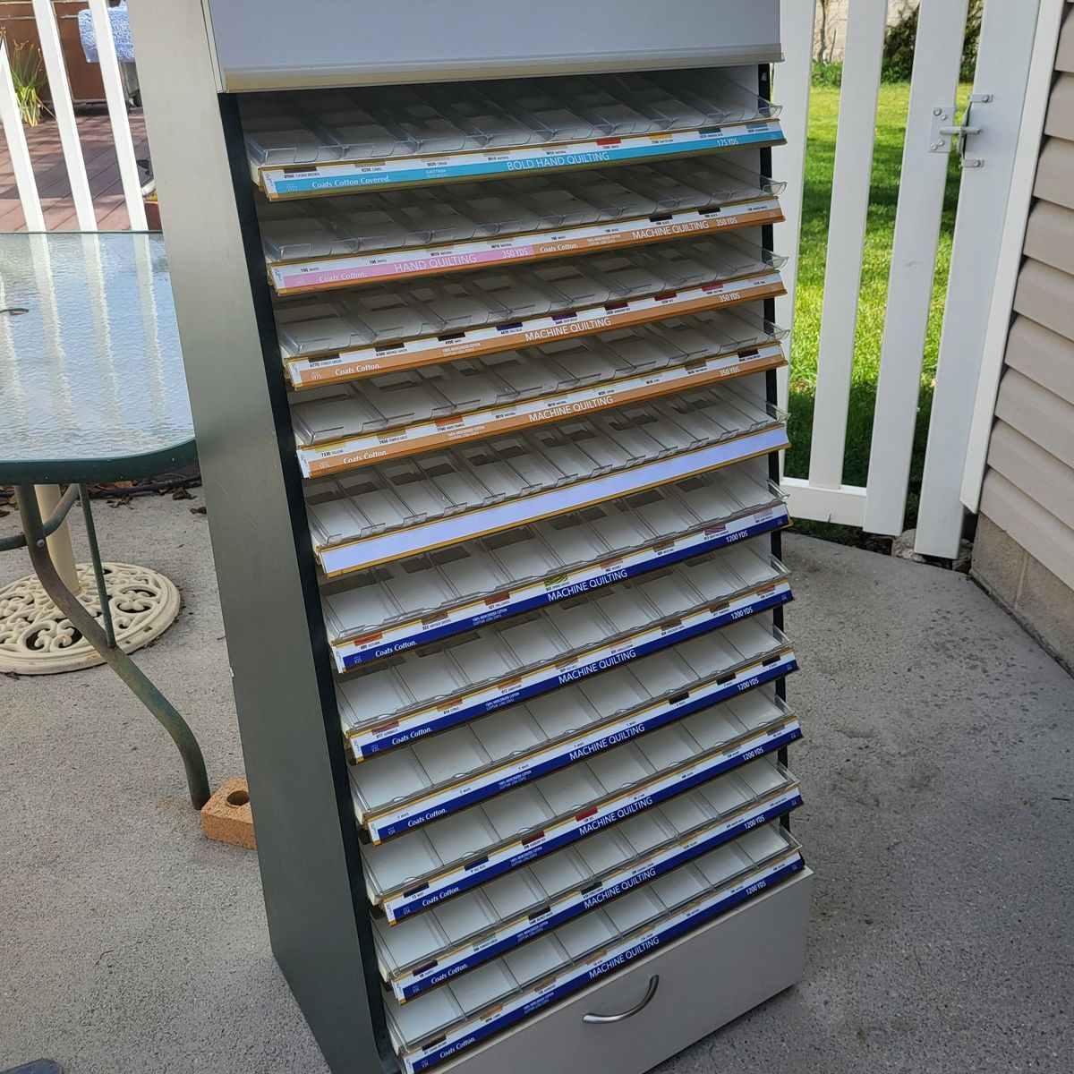 Commercial thread organizer