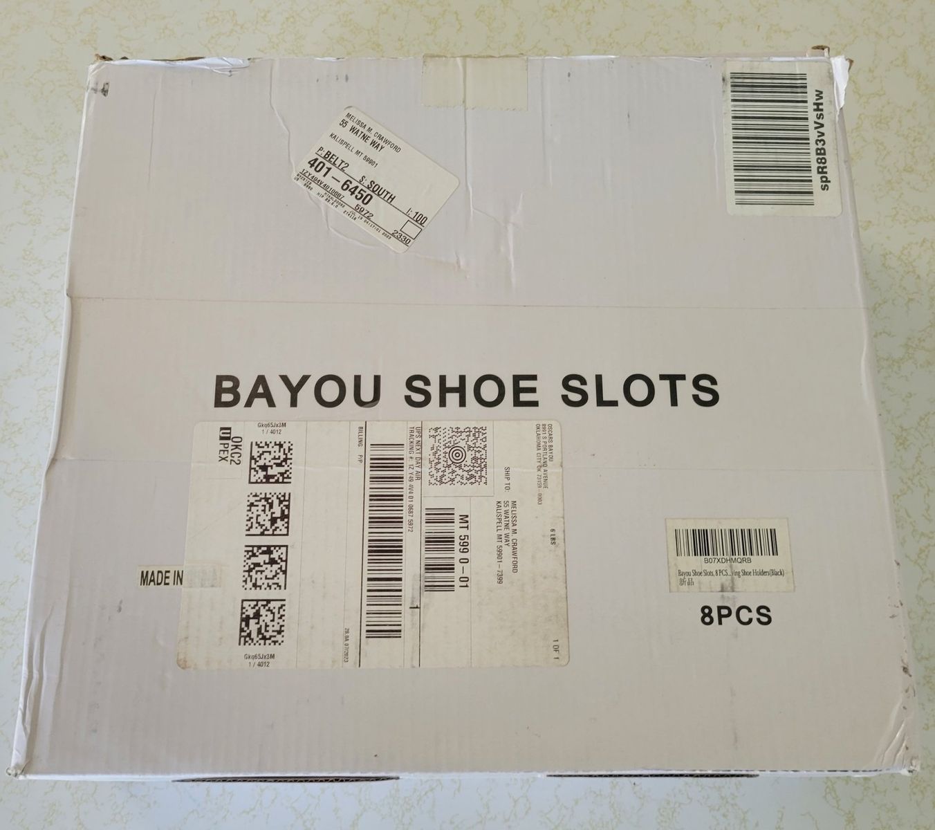 Bayou Shoe Slots Organizers - 8PCS, Space Saving Shoe Storage Solution