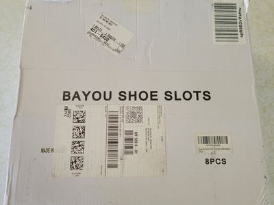 Bayou Shoe Slots Organizers - 8PCS, Space Saving Shoe Storage Solution