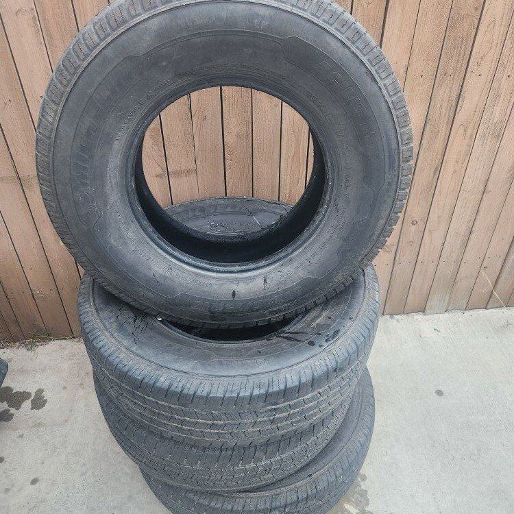LT245 75 16 set of 4 michelin load E