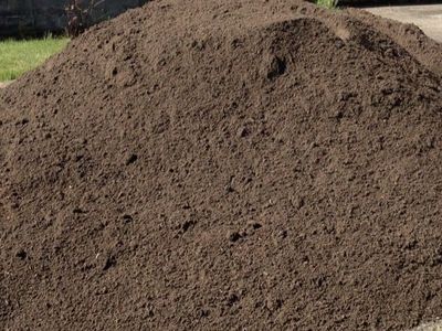 Free dirt, top soil, from excavation. Load yourself