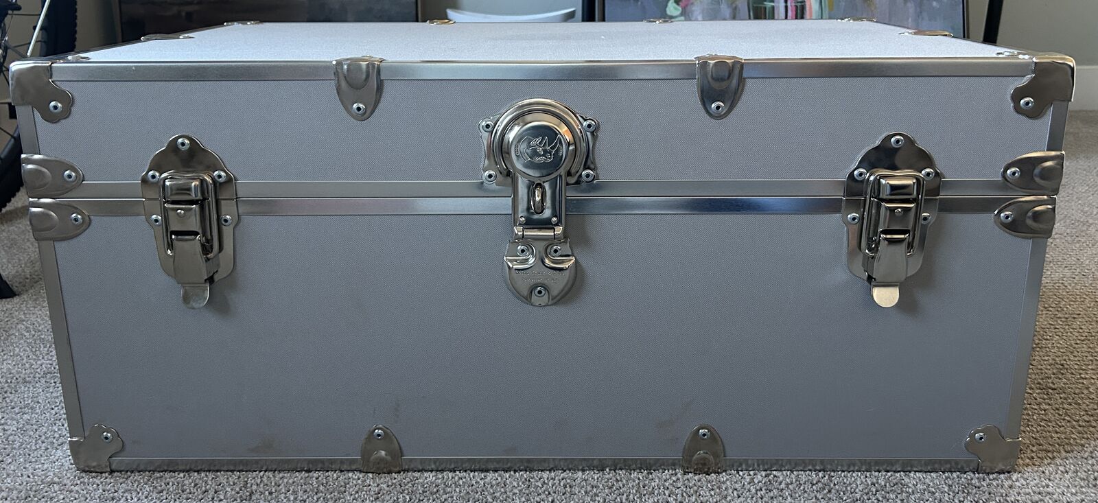 Silver Camp Trunk