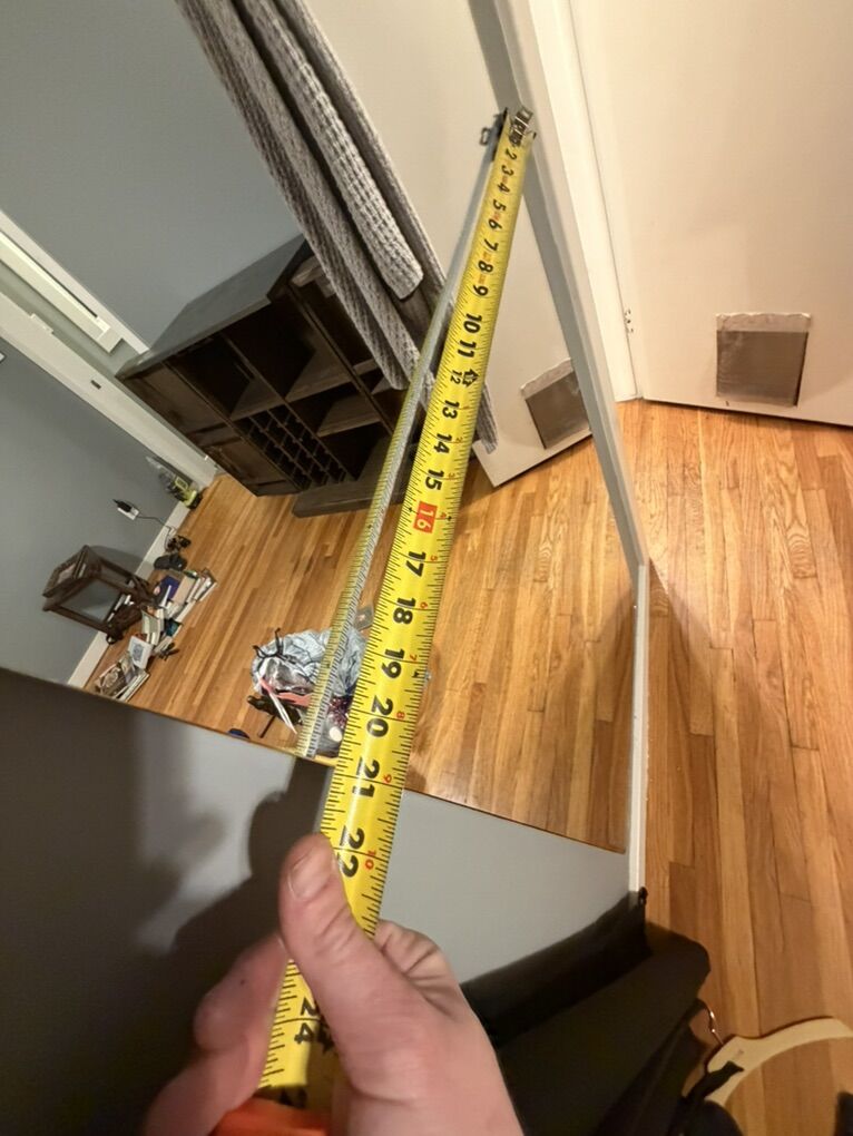 Cb2 Acacia Free Standing Or Wall Mounted Mirror