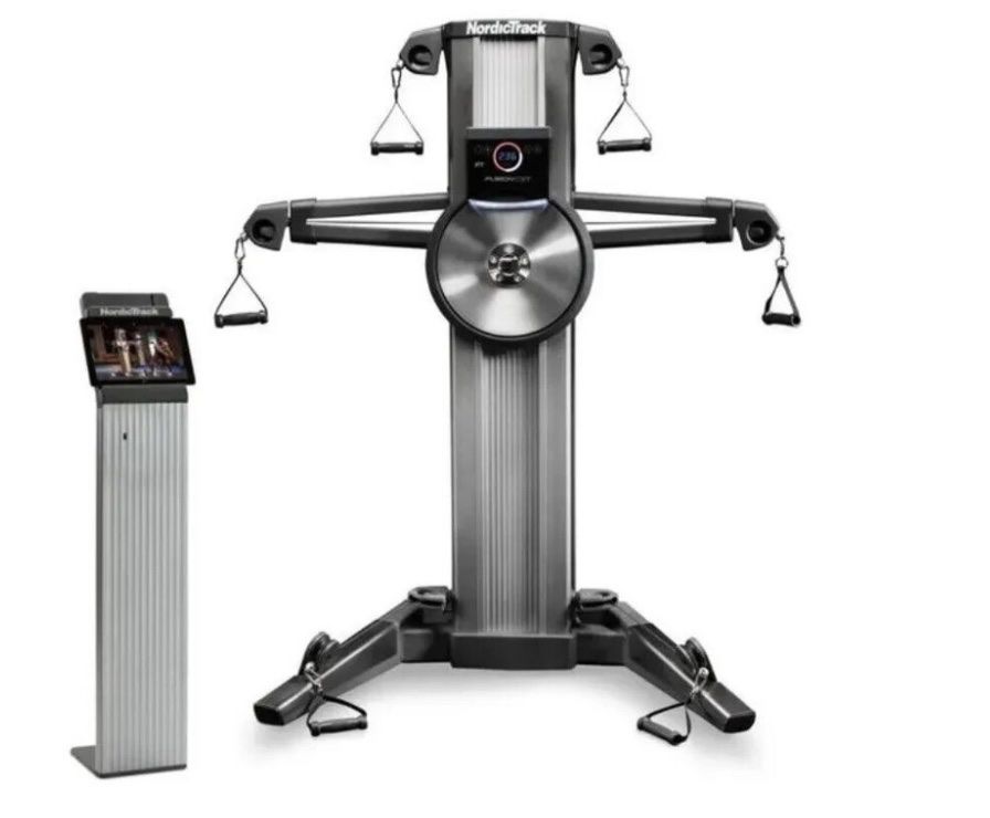 NordicTrack Fusion CST Strength Trainer - Interactive Home Gym with Tablet Stand