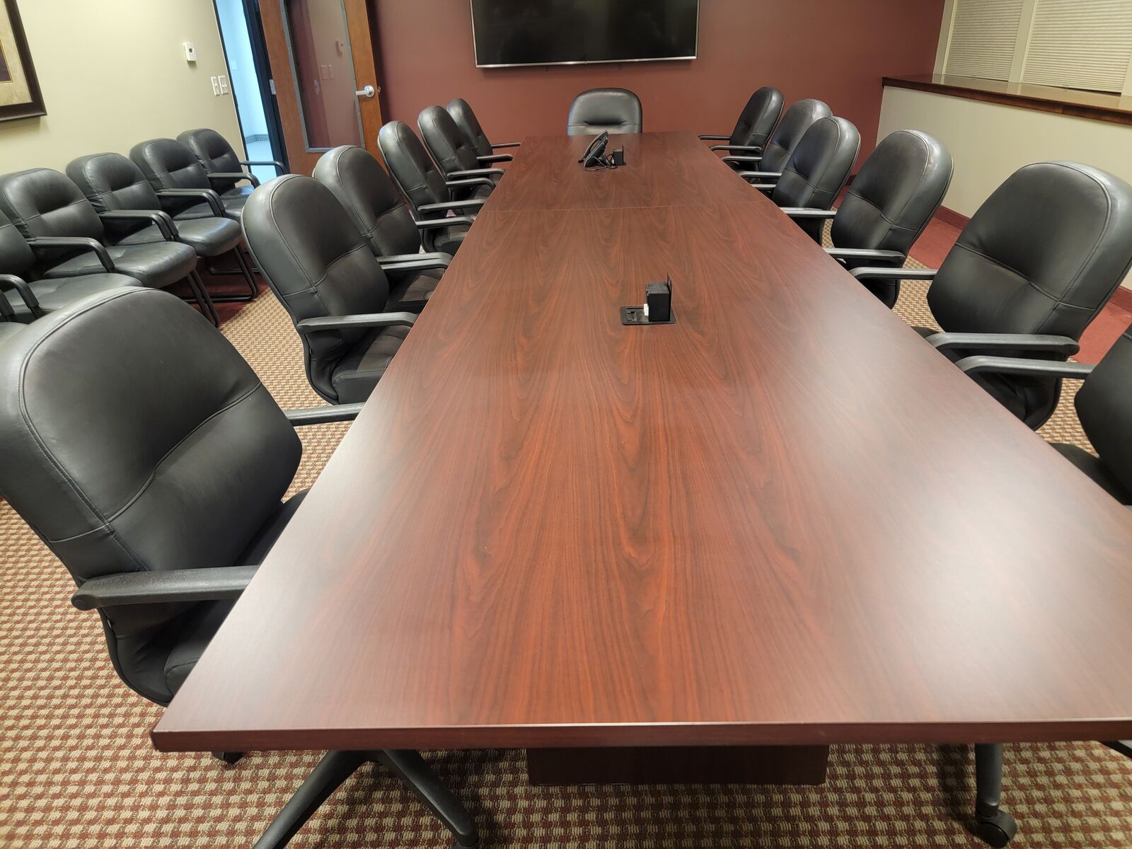 9' Conference table
