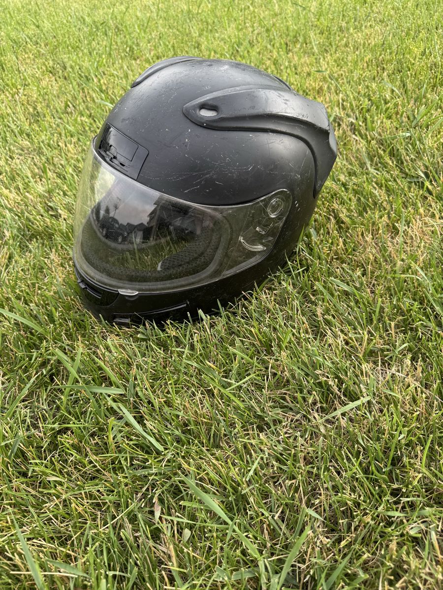 Black Full Face Motorcycle Helmet