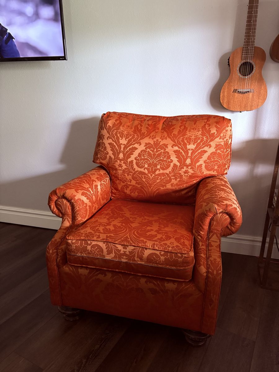 Orange Armchair