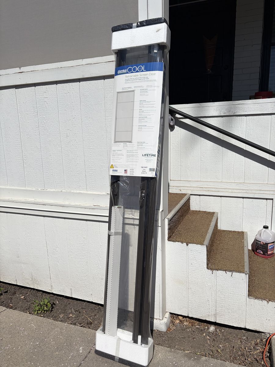 Genius Cool Retractable Screen Door