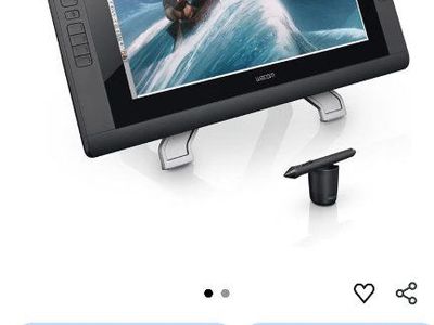 Wacom Cintiq 22HD Touch (DTH2200) Interactive Pen Display, Graphics Tablet