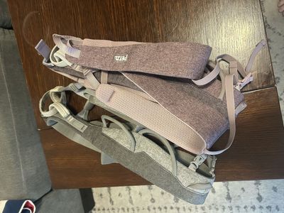 Petzl Climbing Harnesses - Lot of 2 (Grey and Mauve)