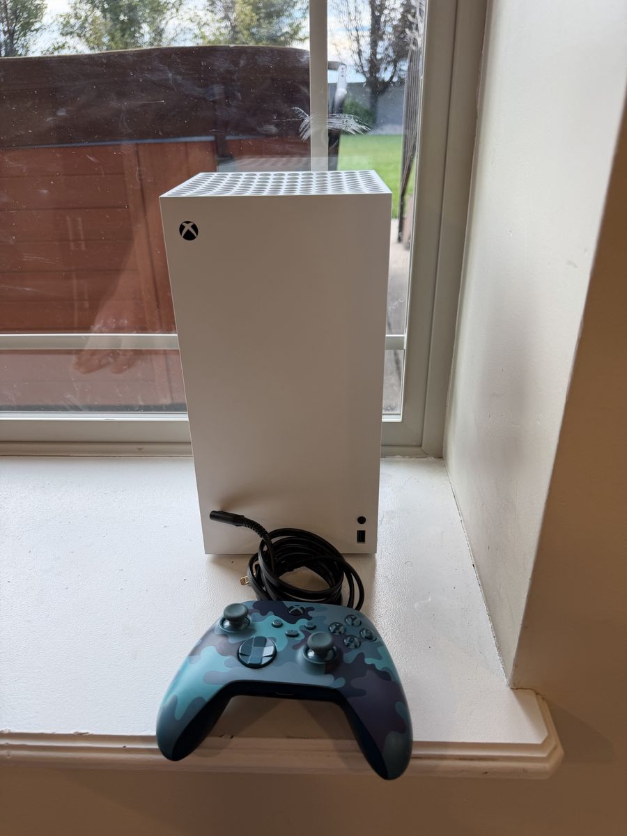 Microsoft Xbox Series X 1TB Console White with Blue Camo Wireless Controller and Power Cord