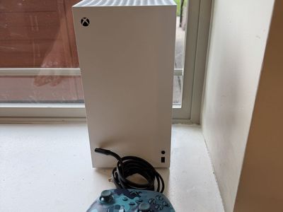 Microsoft Xbox Series X 1TB Console White with Blue Camo Wireless Controller and Power Cord