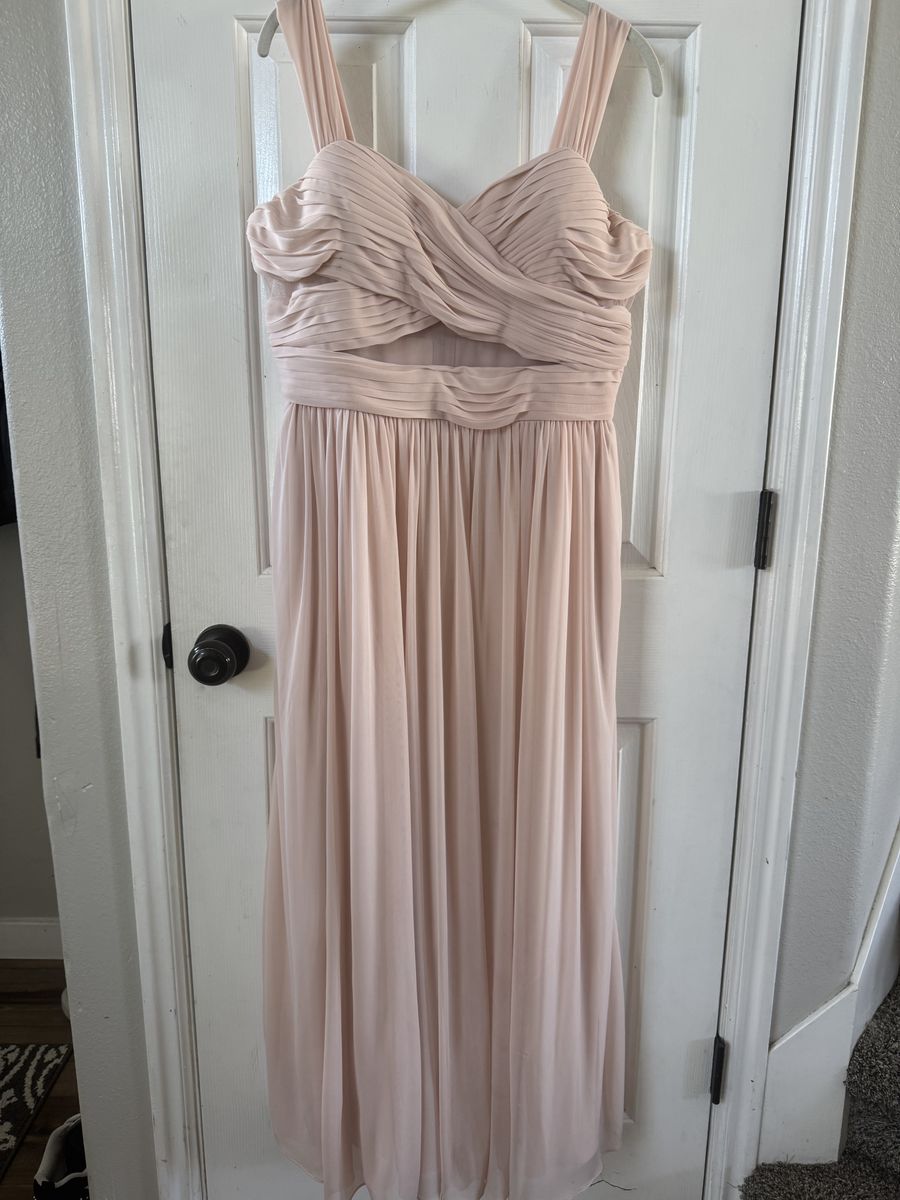 Birdie Grey Blush Pink Bridesmaid Dress