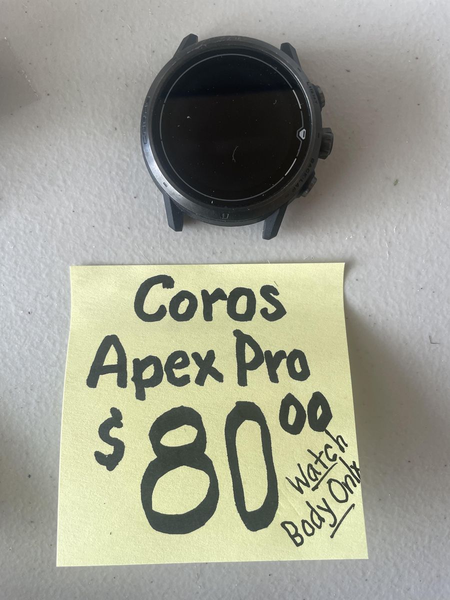 Coros Apex Pro GPS Smartwatch Body Only - Black, Used, Excellent Condition