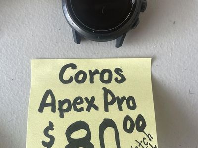 Coros Apex Pro GPS Smartwatch Body Only - Black, Used, Excellent Condition