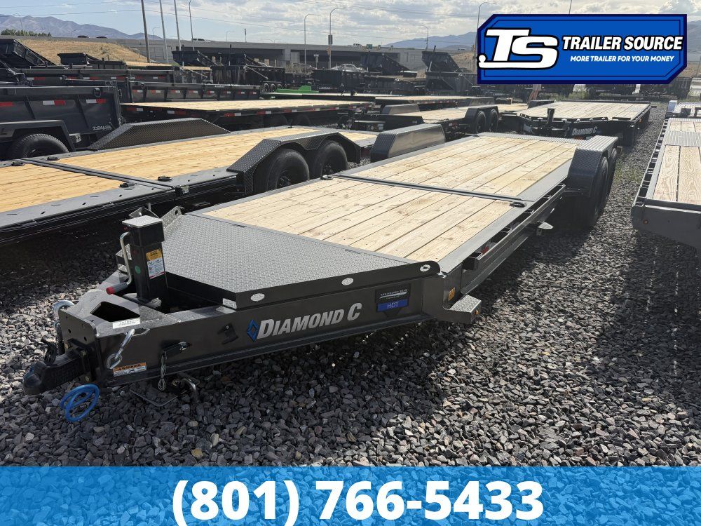7x22 Diamond C HDT 207 Tilt Trailer - 15.5K GVWR -