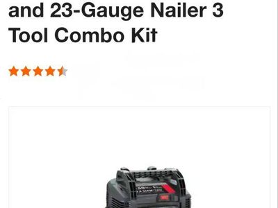 New PORTER-CABLE PCFP3KIT 3-Nailer and Compressor