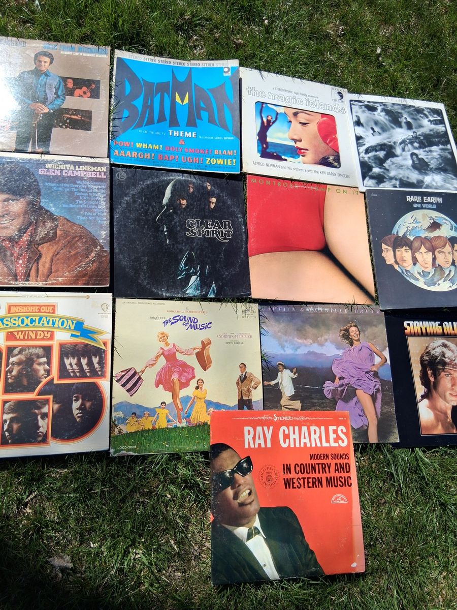 26 vintage vinyl records