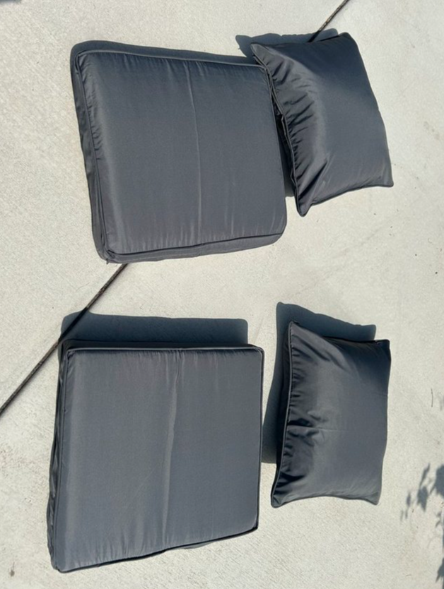 New Outdoor Patio Cushion Set – Gray