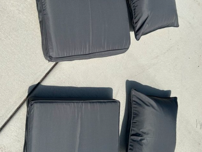 New Outdoor Patio Cushion Set – Gray