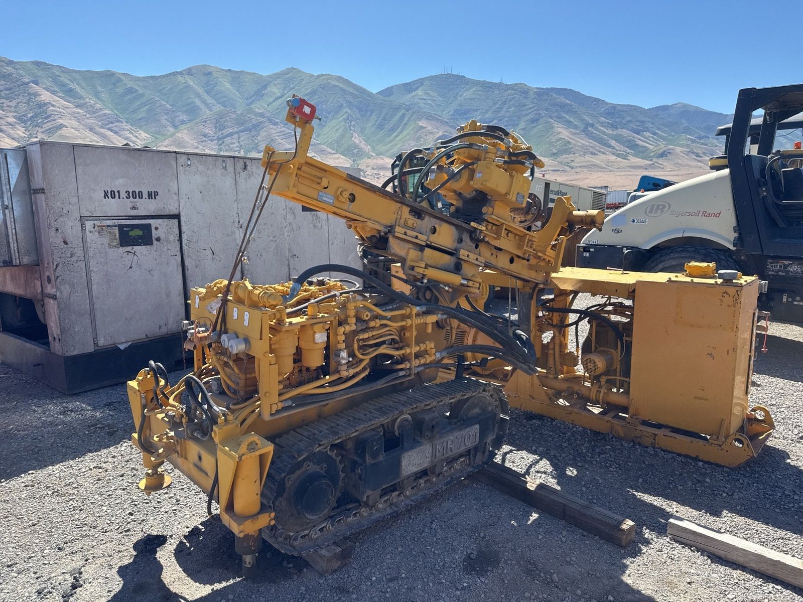 Klemm KR701 Crawler Mounted Mini-Piling Rig with Power Pack Blasthole Drill-4792