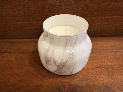 New Aloha Orchid Candle in Marbled Glass