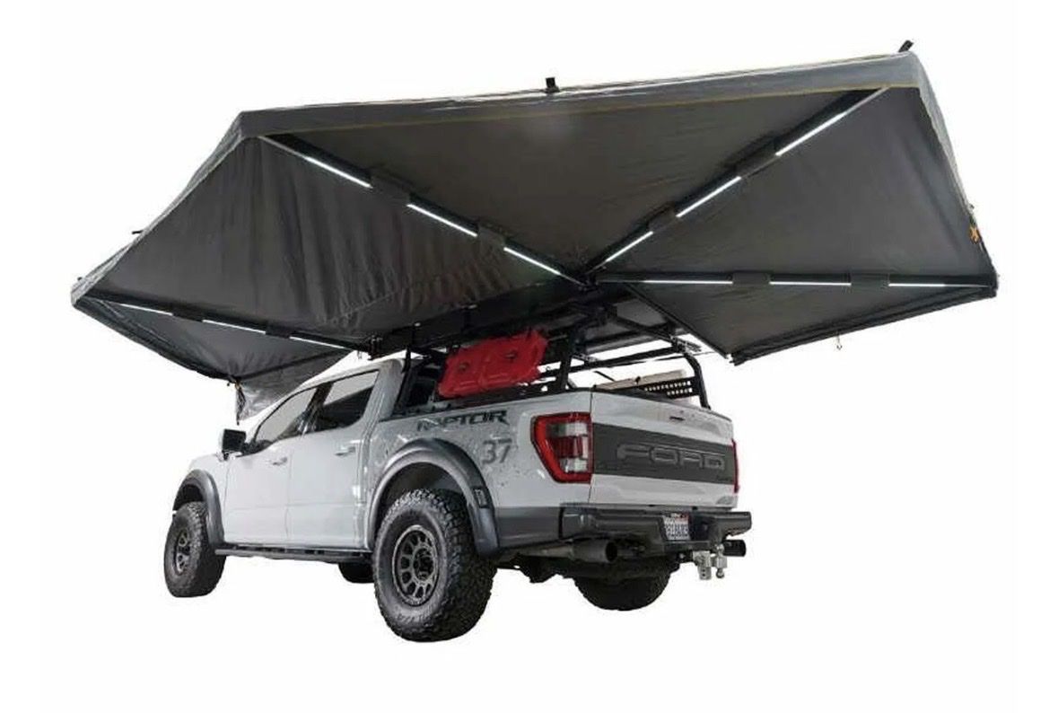 OVS Nomadic 270 Awning W/Lights Driver Side