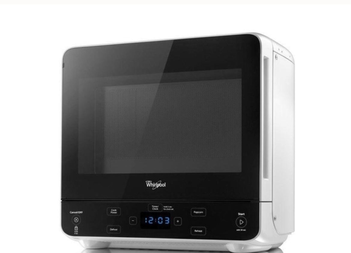 Whirlpool WMC2000YW Countertop Microwave - White/Black, Compact Design