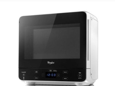 Whirlpool WMC2000YW Countertop Microwave - White/Black, Compact Design