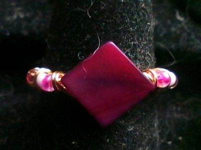 Women's Hand Made Wire Wrapped Ringsby Jenny Madellllllll - Beaded, Gemstone, and Crystal Designs.