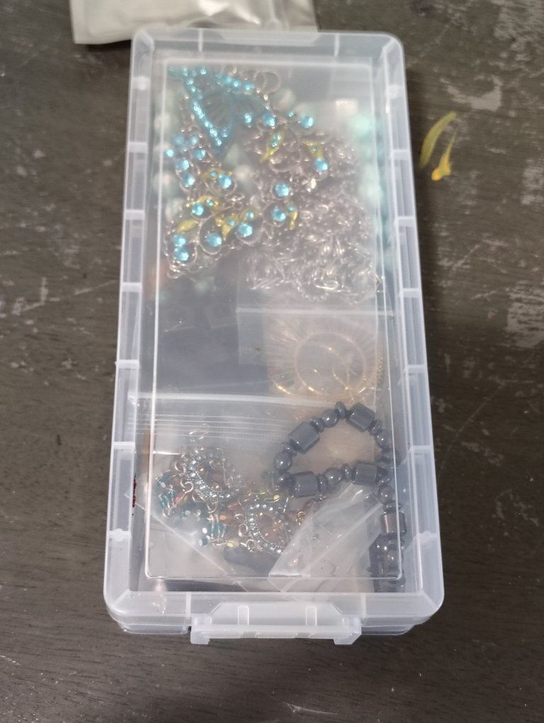 Assorted Jewelry Lot with Turquoise Beaded Necklace and Earrings