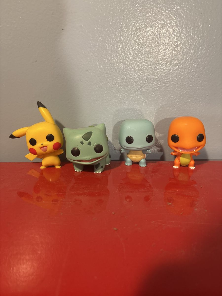 Pokémon Gen 1 starters (Pop heads)