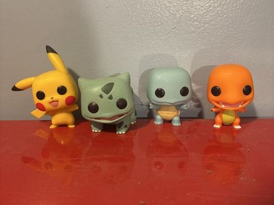 Pokémon Gen 1 starters (Pop heads)