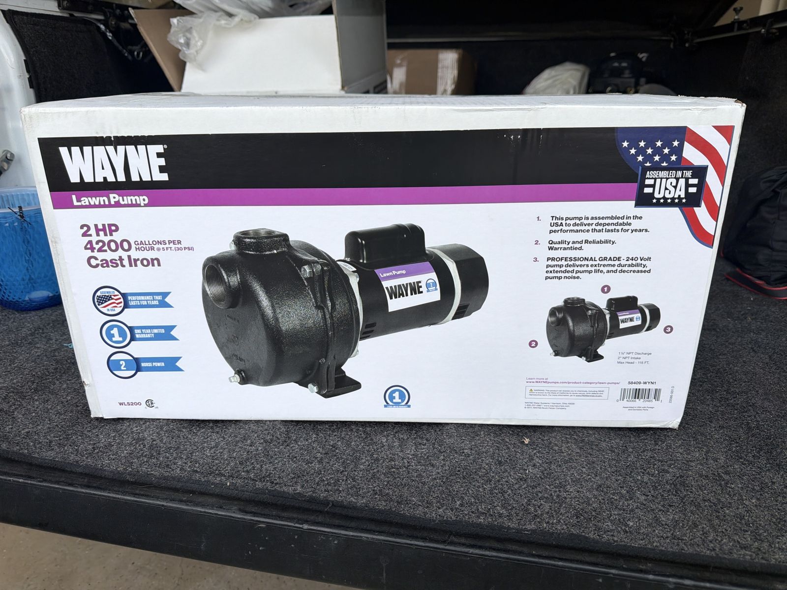 Sprinkler pump