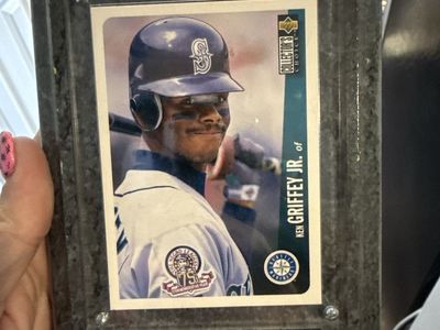 Upper Deck Collector's Choice Ken Griffey Jr. Seattle Mariners Wooden Plaque Display