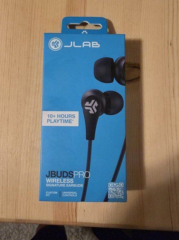 JLab JBuds Pro Wireless Signature Earbuds in black
