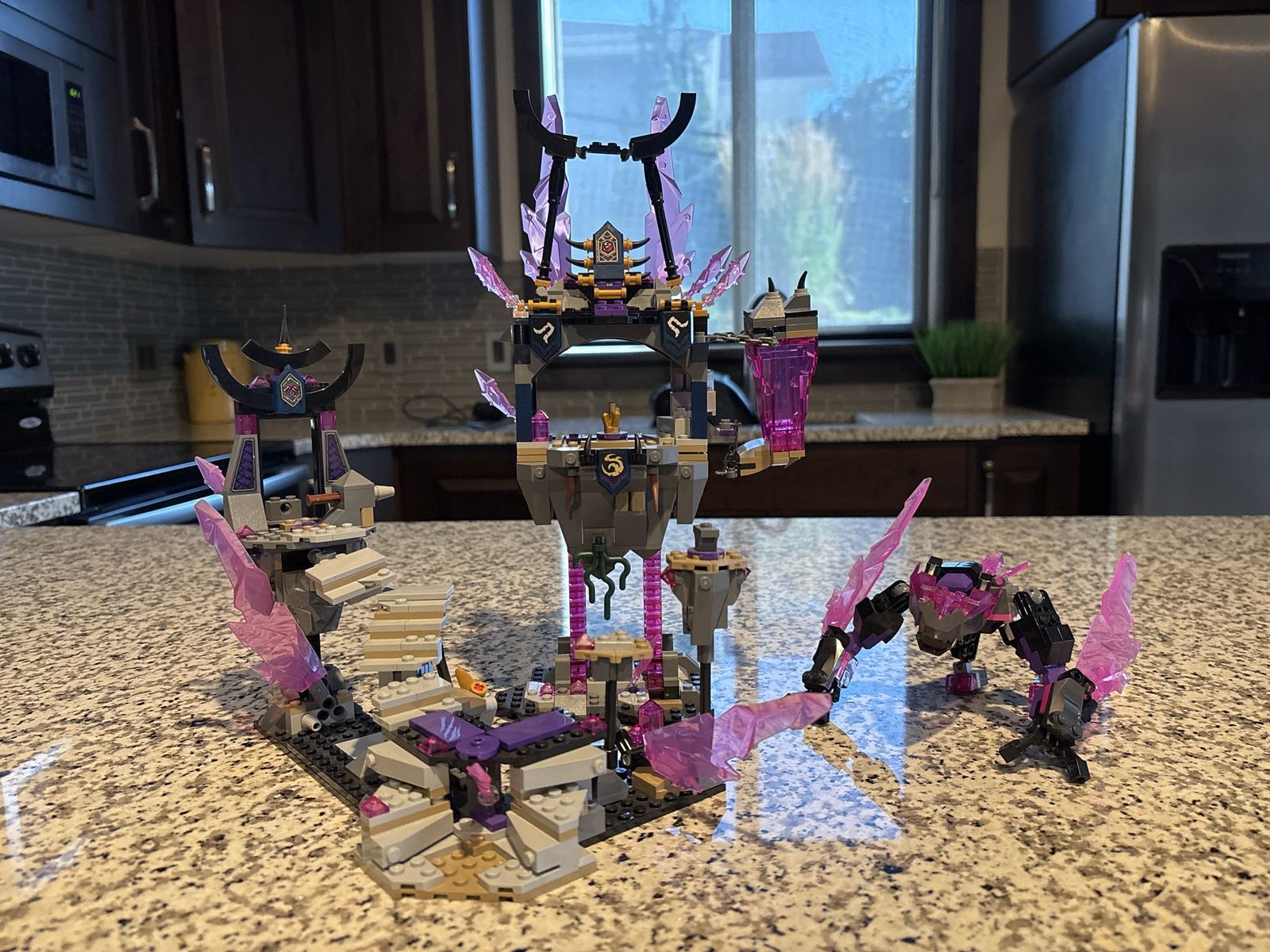 LEGO Ninjago The Crystal King Temple Set (71771) Built - As Shown