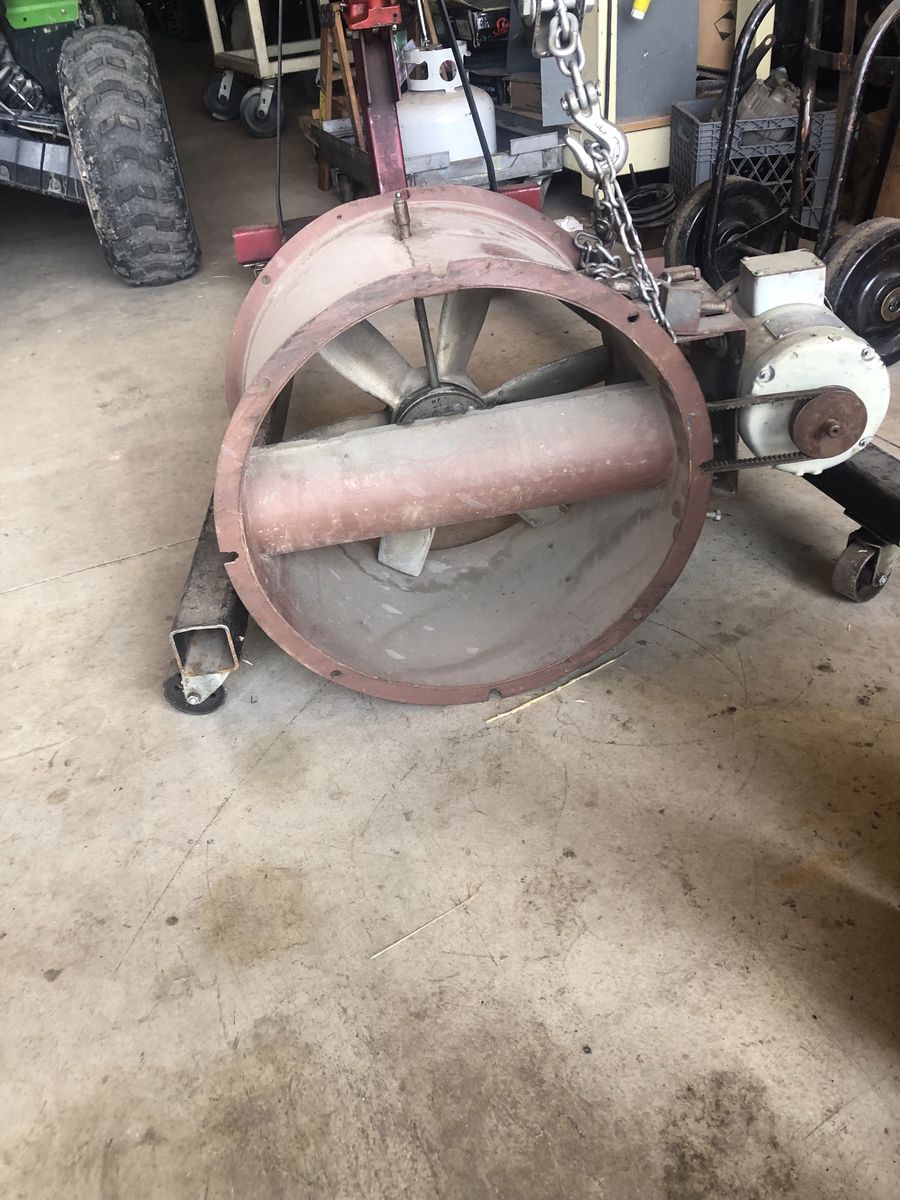 18 inch paint booth fan