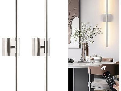 Rechargeable Wall Sconce Set