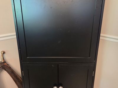 Secretary Pull-Down Desk/Storage