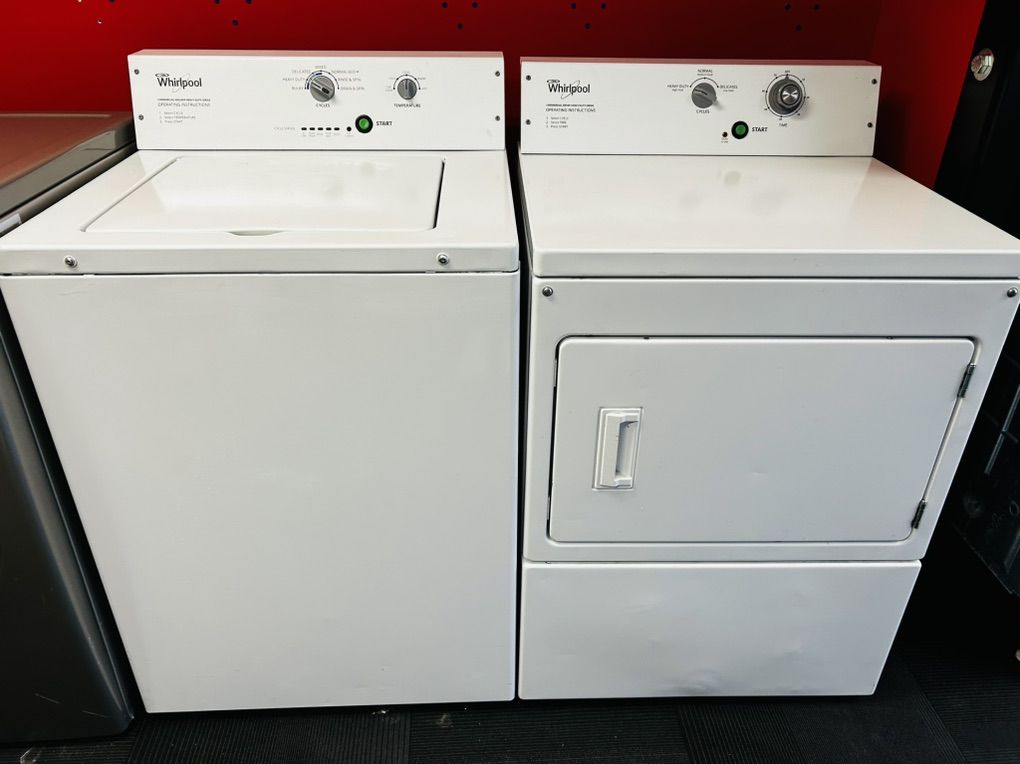Whirlpool Commercial Heavy Duty Electric Set