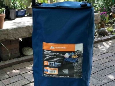 Ozark Trail All Terrain Foldable Wagon, Blue
