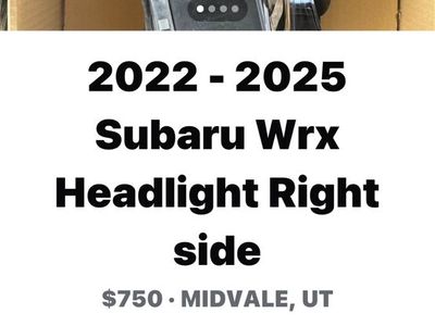 2022-2025 Subaru WRX Passenger Side Headlight Assembly - OEM Replacement
